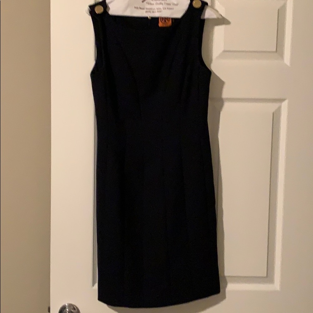 Navy Wool Tory Burch dress sz 4